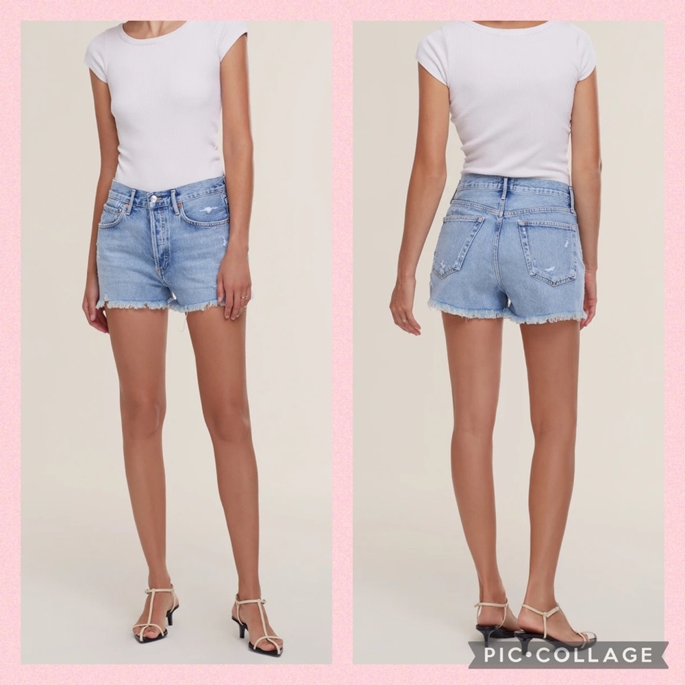 Agolde Parker Vintage Cut Off Short Swampmeet - Picture 3 of 11